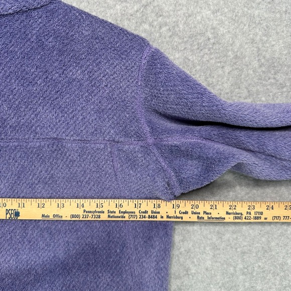 Patagonia Womens Re-Tool Snap-T Pullover Purple Polartec Fleece Jacket Small S - Picture 4 of 7